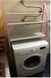 Стійка органайзер над пральною машиною - підлогові полки для ванної кімнати