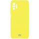 Чехол для Xiaomi Redmi Note 10 Pro Silicone Full camera (AAA) защита камеры Желтый / Bright Yellow
