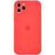 Чехол для Apple iPhone 14 Pro Silicone Full camera закрытый низ + защита камеры / Оранжевый / Pink citrus