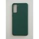Чехол для Samsung Galaxy S21 Plus Silky Soft Touch "темно-зеленый"