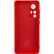 Чехол для Xiaomi 12T / 12T Pro Silicone Full camera закрытый низ + защита камеры Красный / Red