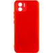 Чохол для Xiaomi Redmi A1 Silicone Full camera закритий низ + захист камери Червоний / Red
