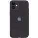 Чехол для iPhone 11 Silicone Full black / черный / закрытый низ