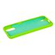Чохол для Samsung Galaxy A01 (A015) Silicone Full зелений з закритим низом і мікрофіброю