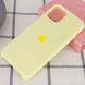 Чехол silicone case for iPhone 11 Pro Max (6.5") (Желтый / Mellow Yellow)