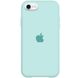 Чехол Silicone Case Full Protective (AA) для Apple iPhone SE (2020) (Бирюзовый / Turquoise)