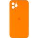 Чехол для Apple iPhone 11 Pro Silicone Full camera / закрытый низ + защита камеры (Оранжевый / Bright Orange)