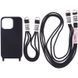 Чехол TPU two straps California для Apple iPhone 11 (6.1") Черный
