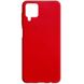 Силиконовый чехол Candy для Samsung Galaxy A12 (Красный)