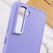 TPU чохол Bonbon Metal Style для Samsung Galaxy S21 FE Бузковий / Dasheen