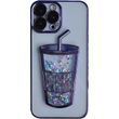 Чохол для iPhone 14 Pro Max Shining Fruit Cocktail Case + скло на камеру Purple