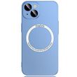 Чехол для iPhone 14 Pro Magnetic Design with MagSafe Sierra Blue