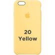 Чехол silicone case for iPhone 6/6s Yellow / желтый