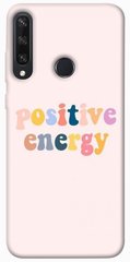 Чехол для Huawei Y6p PandaPrint Positive energy надписи