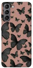 Чехол для Samsung Galaxy S21 PandaPrint Порхающие бабочки паттерн