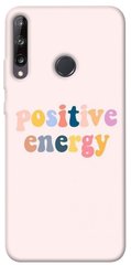 Чехол для Huawei P40 Lite E / Y7p (2020) PandaPrint Positive energy надписи