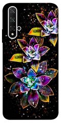Чехол для Huawei Honor 20 / Nova 5T PandaPrint Цветы цветы