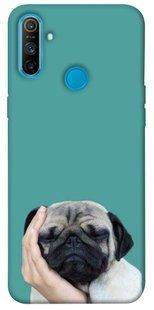 Чехол для Realme C3 PandaPrint Спящий мопс животные