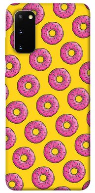 Чохол для Samsung Galaxy S20 PandaPrint Пончики патерн
