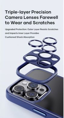 Чохол накладка для iPhone 15 Pro Max Rock Guard matte Full