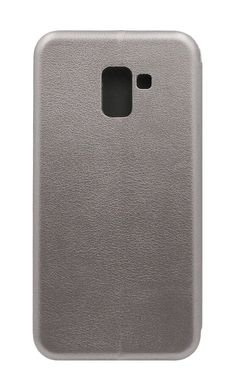 Чехол-книжка Level for Samsung A8 Plus 2018 Grey