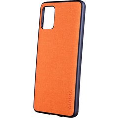 Чехол AIORIA Textile PC+TPU для Samsung Galaxy M31s (Оранжевый)