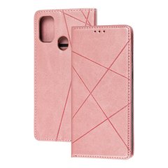 Чехол книжка Business Leather для Samsung Galaxy M31 (M315) розовый