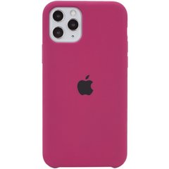 Чехол silicone case for iPhone 11 Pro (5.8") (Бордовый / Maroon)
