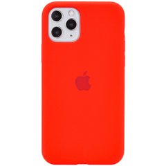 Чехол для Apple iPhone 11 Pro Silicone case Full / закрытый низ (Красный / Red)