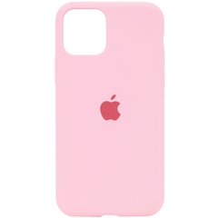 Чехол для Apple iPhone 11 Pro (5.8") Silicone Full / закрытый низ (Розовый / Light pink)