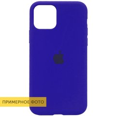 Чохол Silicone Case Full Protective (AA) для Apple iPhone SE (2020) (Синій / Shiny blue)