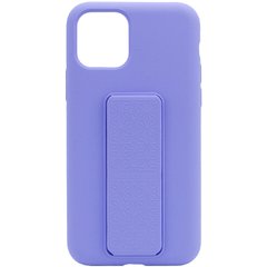 Чехол Silicone Case Hand Holder для Apple iPhone 11 (6.1") (Сиреневый / Dasheen)