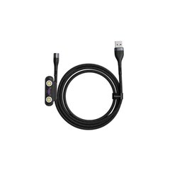 Кабель Baseus Zinc Magnetic Safe Fast Charging Data Cable USB to M+L+C 5A 1m Gray+Black