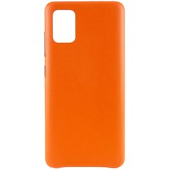 Шкіряний чохол AHIMSA PU Leather Case (A) для Samsung Galaxy A51 (Помаранчевий)