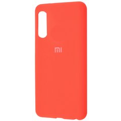 Чехол для Xiaomi Mi9 SE Silicone Full Оранжевый c закрытым низом и микрофиброю