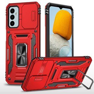 Ударопрочный чехол Camshield Army Ring для Samsung Galaxy A34 5G Красный / Red