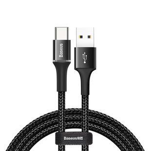 Кабель BASEUS Type-C Halo |3A, 3M| Black, Black