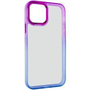 Чохол TPU+PC Fresh sip series для Apple iPhone 14 (6.1") Синій / Фіолетовий