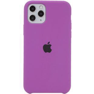 Чехол silicone case for iPhone 11 Pro Max (6.5") (Фиолетовый / Grape)