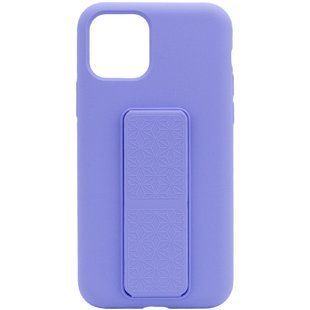 Чехол Silicone Case Hand Holder для Apple iPhone 11 (6.1") (Сиреневый / Dasheen)