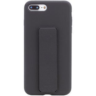 Чохол Silicone Case Hand Holder для Apple iPhone 7 plus / 8 plus (5.5") (Чорний / Black)