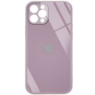 TPU+Glass чохол GLOSSY Logo Full camera (opp) для Apple iPhone 12 Pro (6.1") (Ліловий / Lilac Pride)