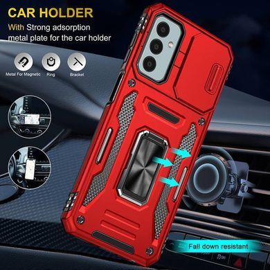 Удароміцний чохол Camshield Army Ring для Samsung Galaxy A34 5G Червоний / Red
