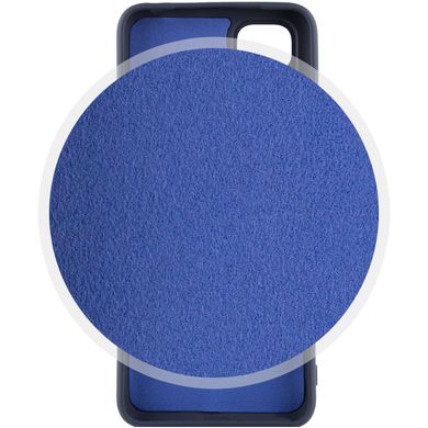 Чехол для Xiaomi Redmi Note 11 (Global) / Note 11S Silicone Full camera закрытый низ + защита камеры Синий / Midnight blue