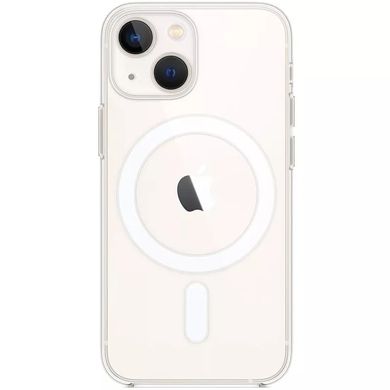 Чохол для Apple iPhone 13 Clear Case MagSafe (АА) Прозорий