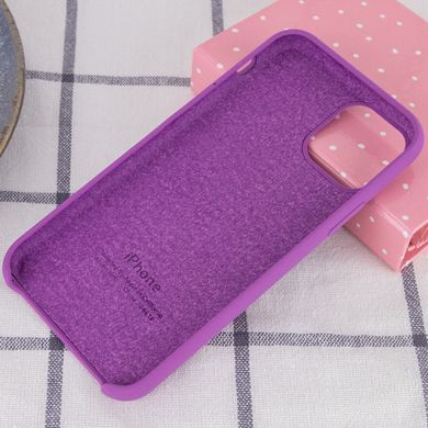 Чехол silicone case for iPhone 11 Pro Max (6.5") (Фиолетовый / Grape)