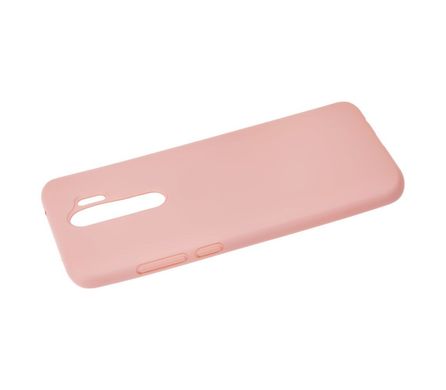 Чохол для Xiaomi Redmi Note 8 Pro Silicone Full рожевий пісок з закритим низом і мікрофіброю