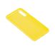 Чехол для Samsung Galaxy A50 / A50s / A30s Silicone Full желтый c закрытым низом и микрофиброю