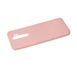 Чехол для Xiaomi Redmi Note 8 Pro Silicone Full розовый песок с закрытым низом и микрофиброй