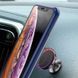 TPU+PC чехол Deen CrystalRing for Magnet (opp) для Apple iPhone 13 Pro (6.1"") Бесцветный / Темно-синий